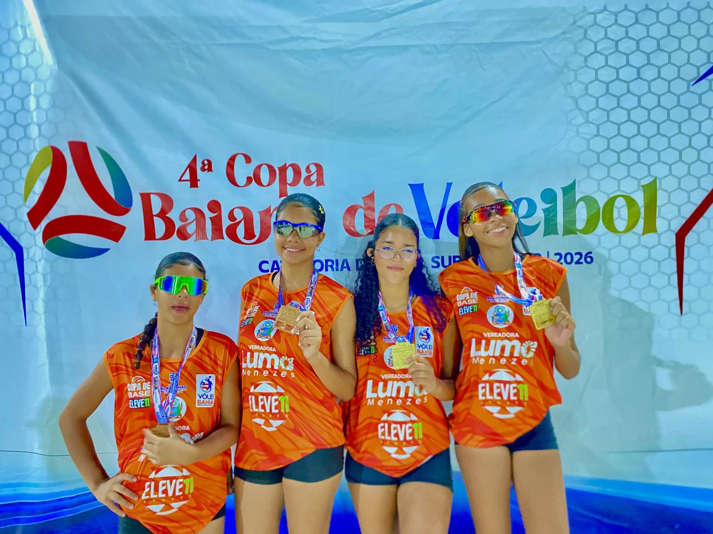 Santo Estêvão brilha na 4ª Copa Baiana de Voleibol com pódios no Sub-18 e Sub-16